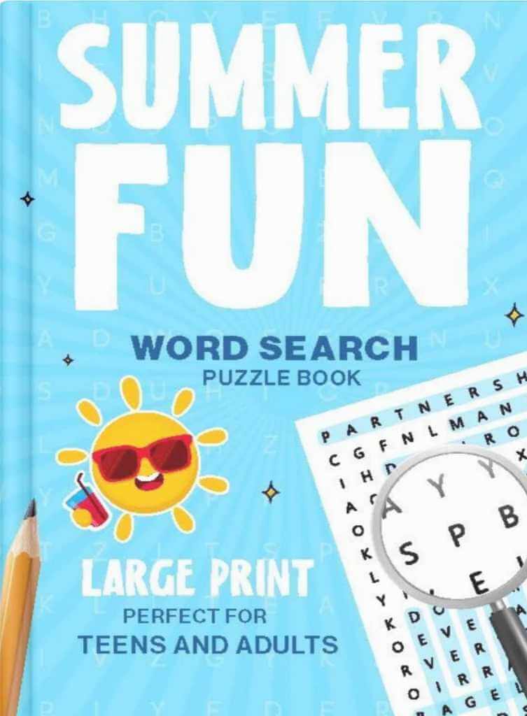 summer fun word search answers