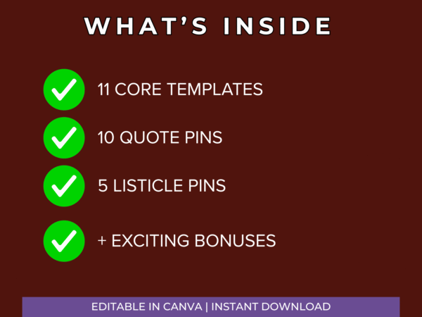 26 Canva Pinterest Pin Templates - Image 2