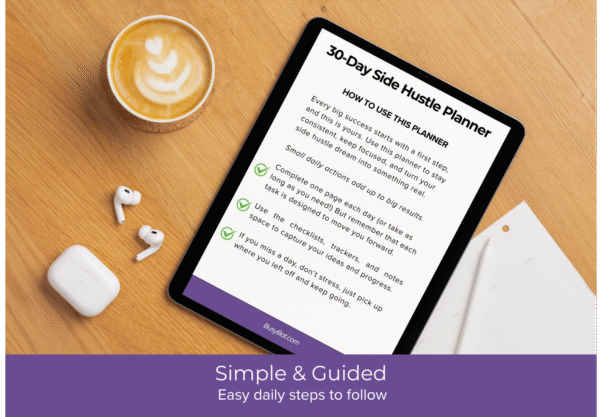 30-Day Side Hustle Planner - Image 4